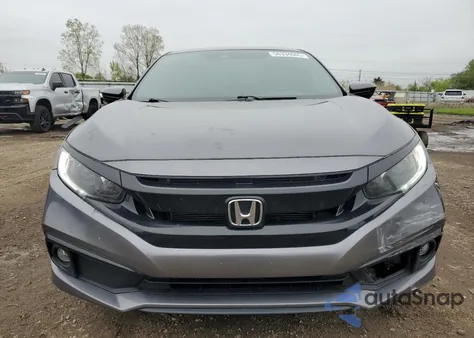 2021 Honda Civic Sport из США, поврежденный, VIN 2HGFC2F88MH556375